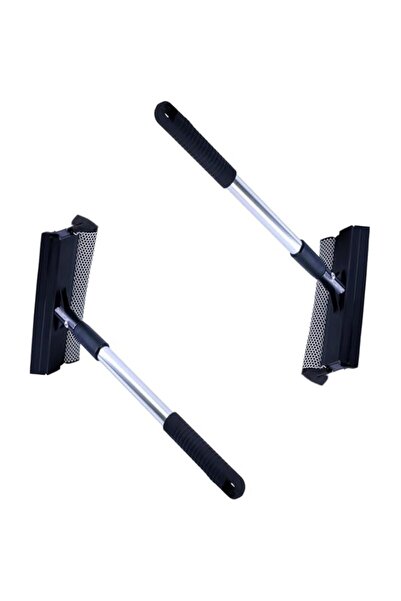 Generic مجموعة تنظيف نوافذ الزجاج من يلاجوي، مكونة من قطعتين من مكشطة ممسحة م...