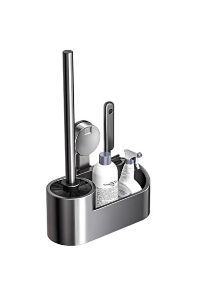 Generic 2 in 1 Toilet Brush and Holder Set with Hidden Storage, Crevice Clean...