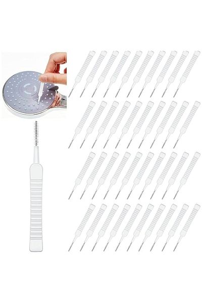 Generic Defsedar 100 PCS Shower Head Cleaning Brush for Small Hole, Showerhead Cleaning Brushes Picks, Mult