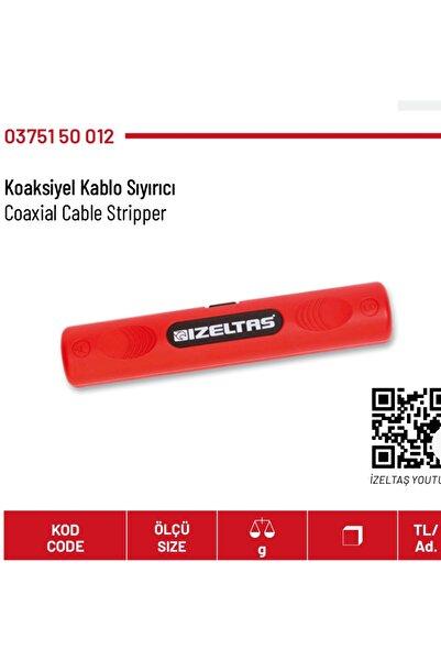 İzeltaş Kablo Sıyırıcı (Koaksiyel)