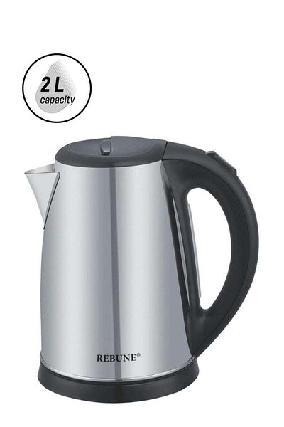 rebune Electric Kettle - 2200-1850W 2 L 1850 W RE-1-087 Silver