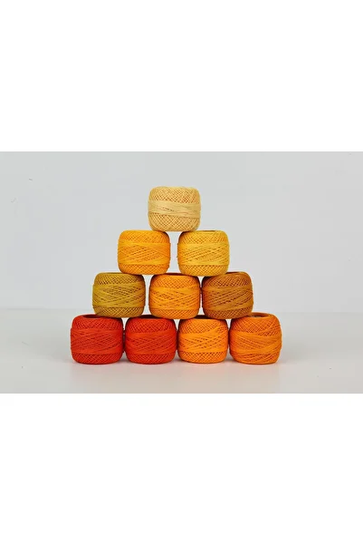 Leylak Koton Perle Yellow Set 10 Pieces