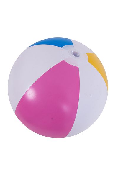 Fab N Funky Matte Panel Beach Ball, Soft Touch Finish, Lightweight Design, Vibrant Colors - Multicolor