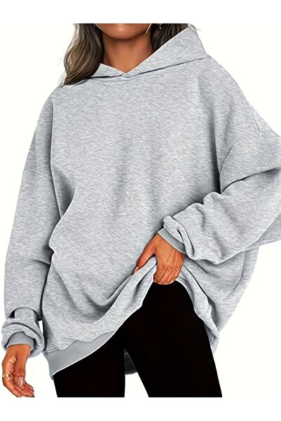 MODAVİBE سويت شيرت بقلنسوة للجنسين مع جيب كنغر، قطعتين، قماش مريح