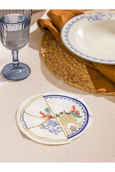 LC Waikiki Sparkling Selections from Shining Store |   White Printed Paper Napkins 20's