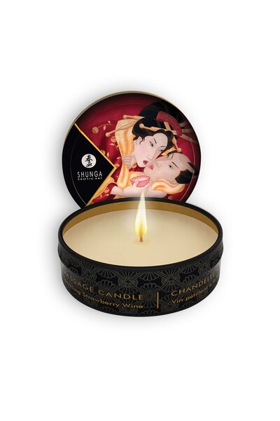 Shunga Erotic Art Lumanare parfumata Vanilla Fetish, pentru masaj,cu vanilie,...