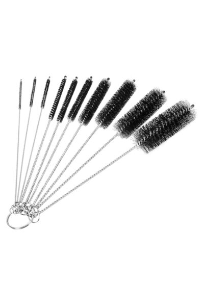 Generic Cleaning Brushes, 8 Inch Nylon Tube Brush Set, Cleaner for Narrow Nec...