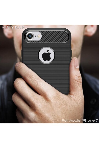 OEM Protective Case for iPhone 7/8, UltraX, Carbon Silicone, G3191, Thermoplastic, Black