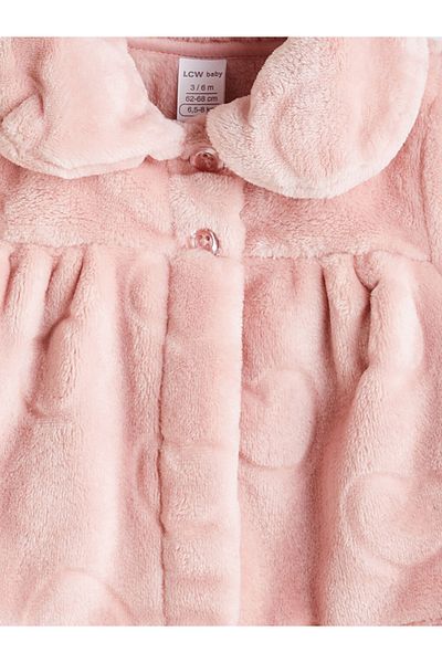LC Waikiki Lcw Baby New Season Baby Collar Baby Girl Plush Coat