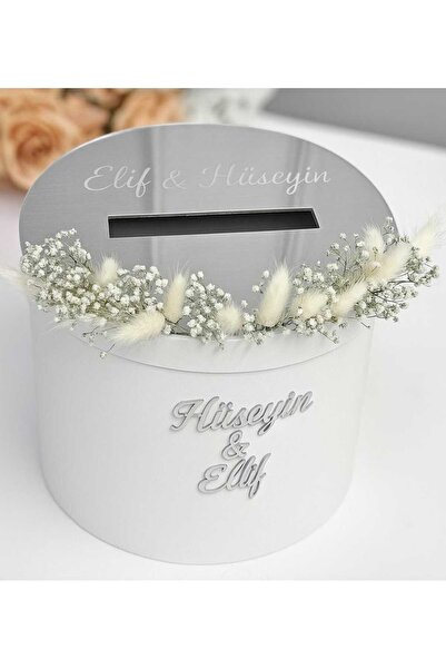 Evsay Takı Kutusu Özel Tasarım Düğünde Para Toplama Kutusu, Kırgım Kutusu