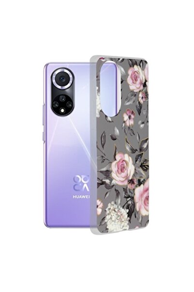 OEM Θήκη για Huawei nova 9/Honor 50, Πολυουρεθάνη, Μπλουμ οφ Ρουθ Γκρέι