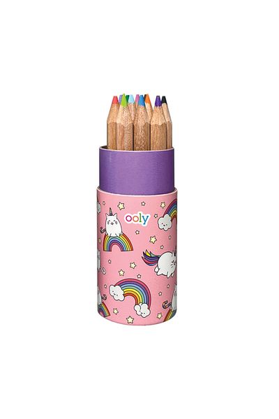 Ooly Mini Draw'n'Doodle Colored Pencils with Sharpener Set