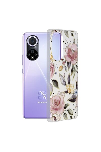 OEM Husa pentru Huawei nova 9 / Honor 50, Techsuit Marble Series, Chloe White