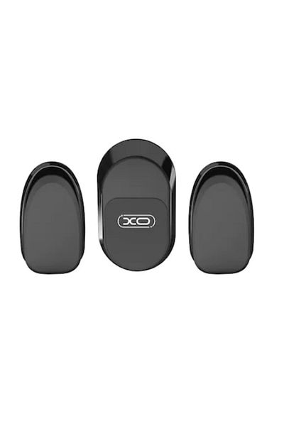 OEM Kit 3 suporturi universale XO-C66 pentru telefon, alte obiecte și chei, suprafață magnetică, negru