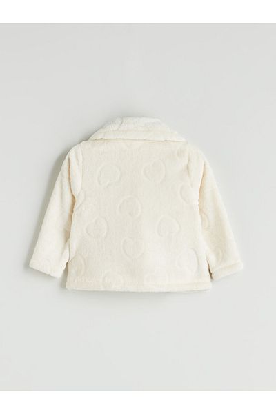 LC Waikiki Lcw Baby New Season Baby Collar Baby Girl Plush Coat