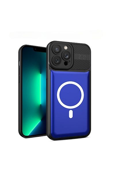 SOHO Urban Armor MagSafe Case for Apple iPhone 14 Pro, Blue, Magnetic Support