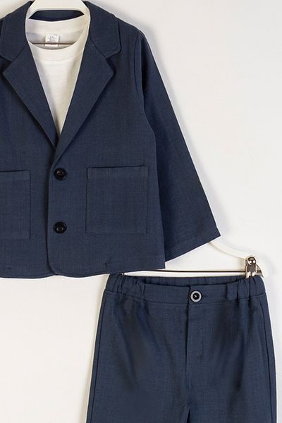 DMB BOYS & GIRLS Premium Summer Linen Boy's 3-Piece Suit