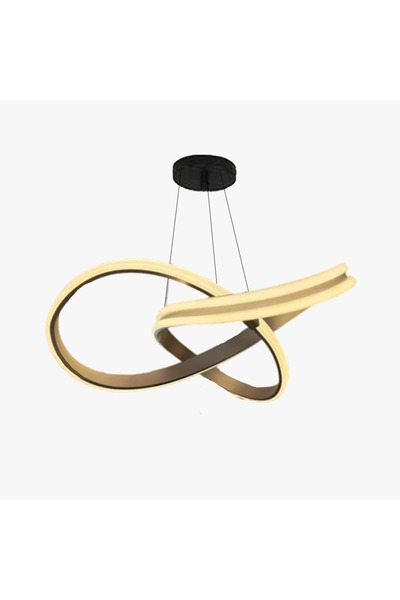 Vooltex Luxury modern chandelier, black circles, 50 cm, 3 lights, from Voltex