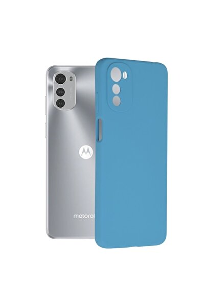 OEM Husă pentru Motorola Moto E32/E32s, silicon, albastru denim