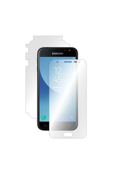 OEM Husă de protecție pentru ecran Samsung Galaxy J3 2017, față și spate, transparentă