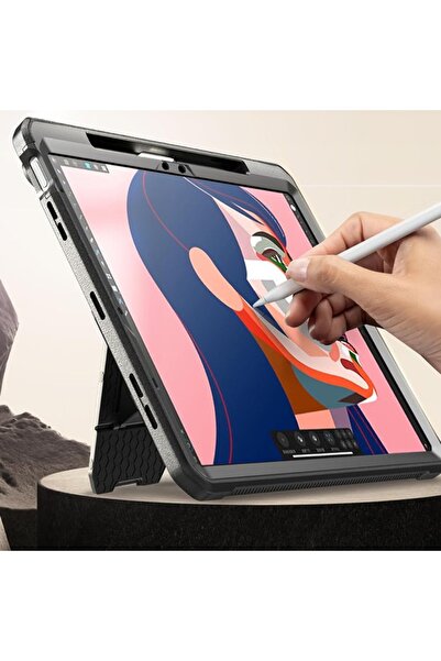 CLOUD Husa compatibila cu iPad Air 11 2024/Air 11 2025, Urban, S40, Plastic, Pitch Black