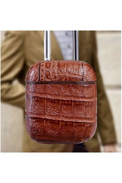 OEM Apple AirPods Compatible Case, TPU Material, Dark Brown - Style and Durability