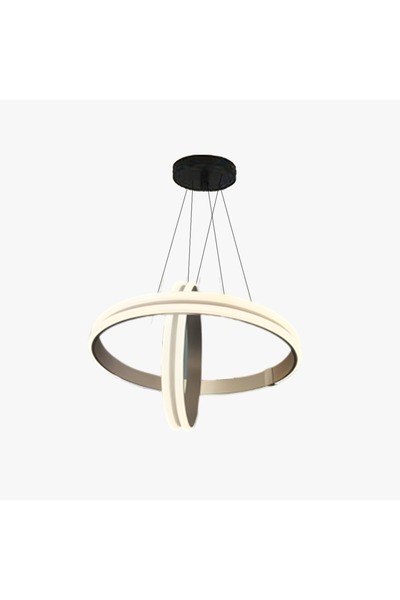 Vooltex Luxury modern chandelier from Voltex, black, size 50 + 30 cm, 3 lights