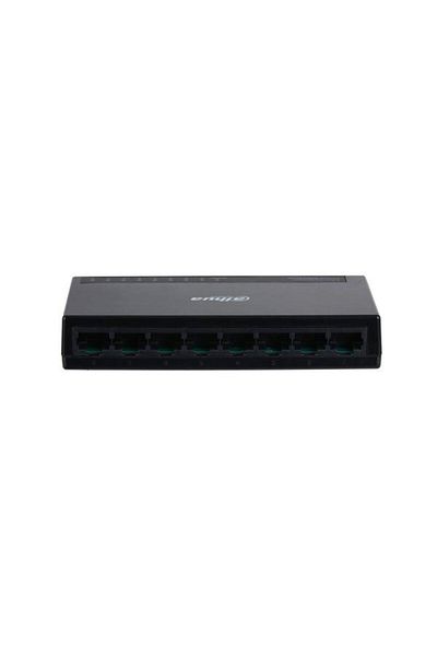 DAHUA Switch with 8 Ports PFS3008-8GT-L, 2000 MAC, 16 Gbps, No Management