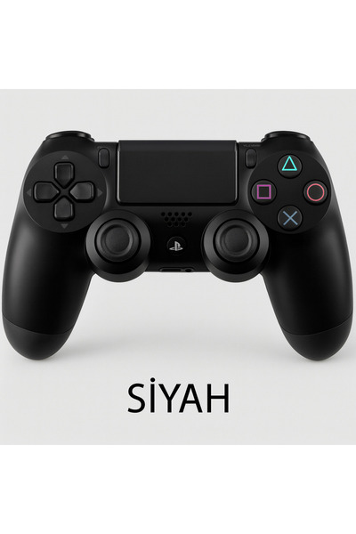 Genel Markalar Kablosuz Ps4 Oyun Kolu  Uyumlu  Çift Titreşim Motorlu(LOGOSUZ)