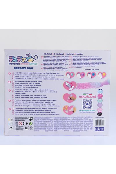 NİCE Decoden creative kit - Bag - decorate with kawaii colored paste