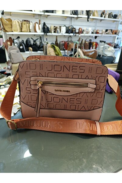 David Jones Çapraz Postacı Çantası Pudra