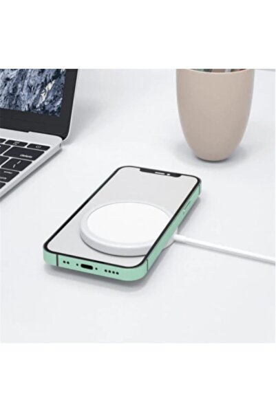 OEM Încărcător wireless Apple 15W cu MagSafe pentru iPhone, AirPods și Apple Watch, cablu USB-C, alb