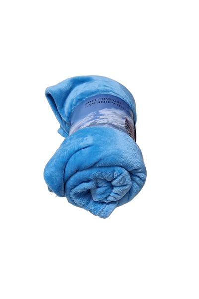 OEM Cocolino fluffy blanket 200x230cm, blue