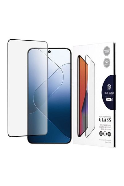 GERICOM Protector de ecran din sticlă securizată pentru Xiaomi 14, Gericom, rezistent la impact, ramă neagră