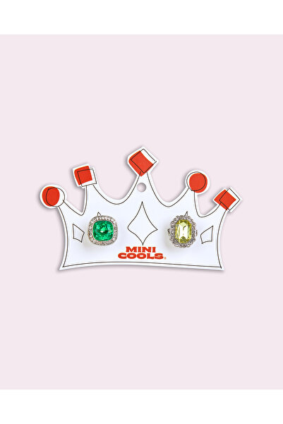 Minicools Rainbow rings, yellow and green