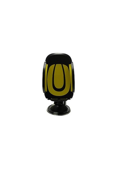 OEM Car phone holder with extendable arm and suction cup in Black/Yellow