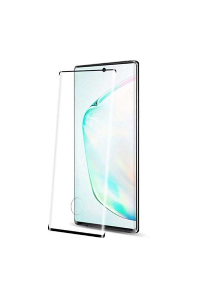 OEM Protector de ecran compatibil cu Samsung Galaxy Note 10, 9H, negru-transparent