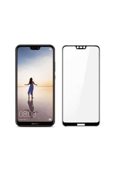 OEM Ecran de protecție pentru Huawei P20 Lite, duritate 9H, kit de instalare, negru