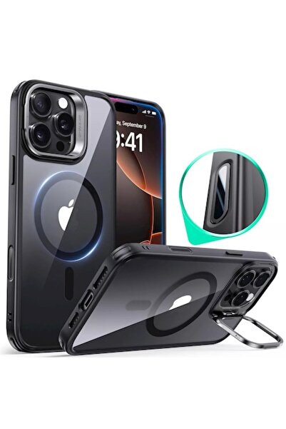 CLOUD Husa pentru iPhone 16 Pro, V77, Poliuretan, Clear Black