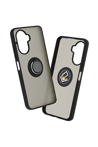 OEM Husă multifuncțională Techsuit pentru Huawei nova Y70, metalică, neagră