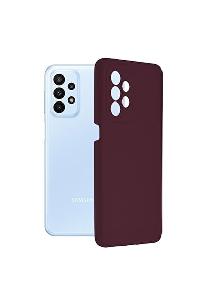 Techsuit Θήκη για Samsung Galaxy A23 4G/A23 5G, Σιλικόνη με μαλακή άκρη, Μωβ-...