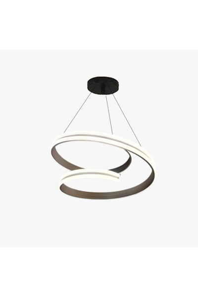 Vooltex Luxury modern black chandelier, 50 cm, from Voltex, 3 lights