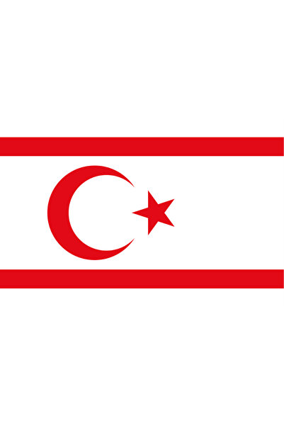 Ti Play K.K.T.C. Pictură de perete cu steagul țării 45x30CM Pictură din PVC f...