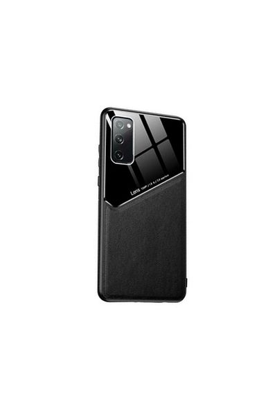 SOHO Husa pentru Samsung Galaxy S22 5G, bumper semiflexibil din piele ecologica, Negru
