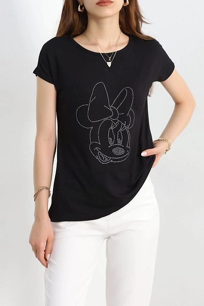 KapadokyaButik Plus Size Short Sleeve Bluz