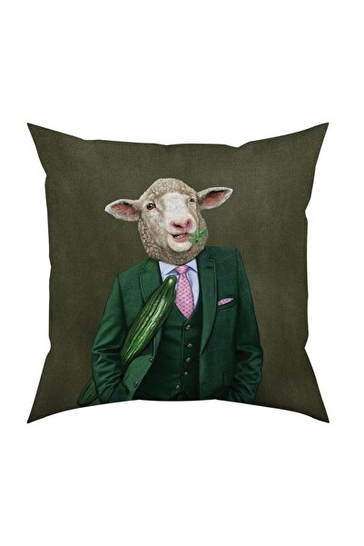 Adawall Mr. Sheep Pillow Pillow/Cushion (Filler Bead Fiber, Nation. Washing and Fading Certificate)