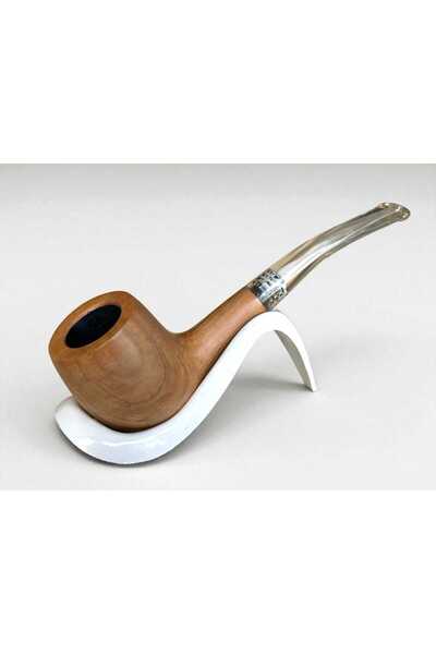 MVA Naturel Ahşap Pipo | Ahlat Ağacı Pipo | Pearr Wood | Metal Filtreli | Pipo Sehpası Hediyeli