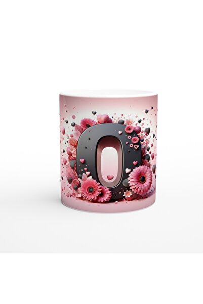 Generic Brand Letter O Elegant Form Letter Mug Cup