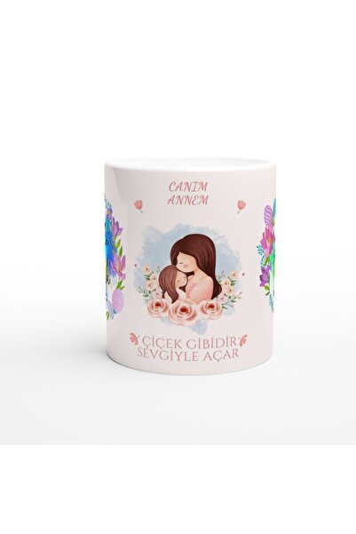 Luluyen كوب مطبوع يزهر بالحب مثل الزهرة