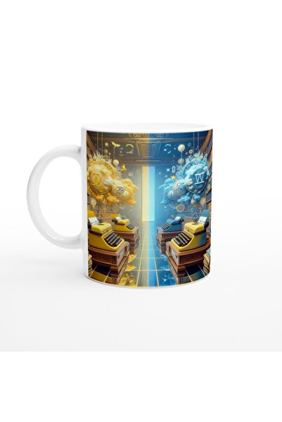 Luluyen كوب قهوة مطبوع عليه برج الجوزاء - Zodyak Libra Vs4